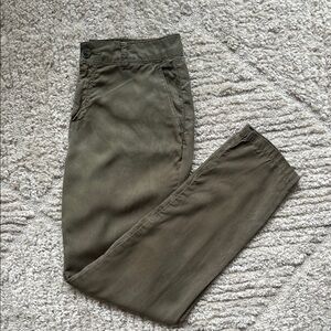 Zara Women's Olive 100% Lyocell Light Weight Pants